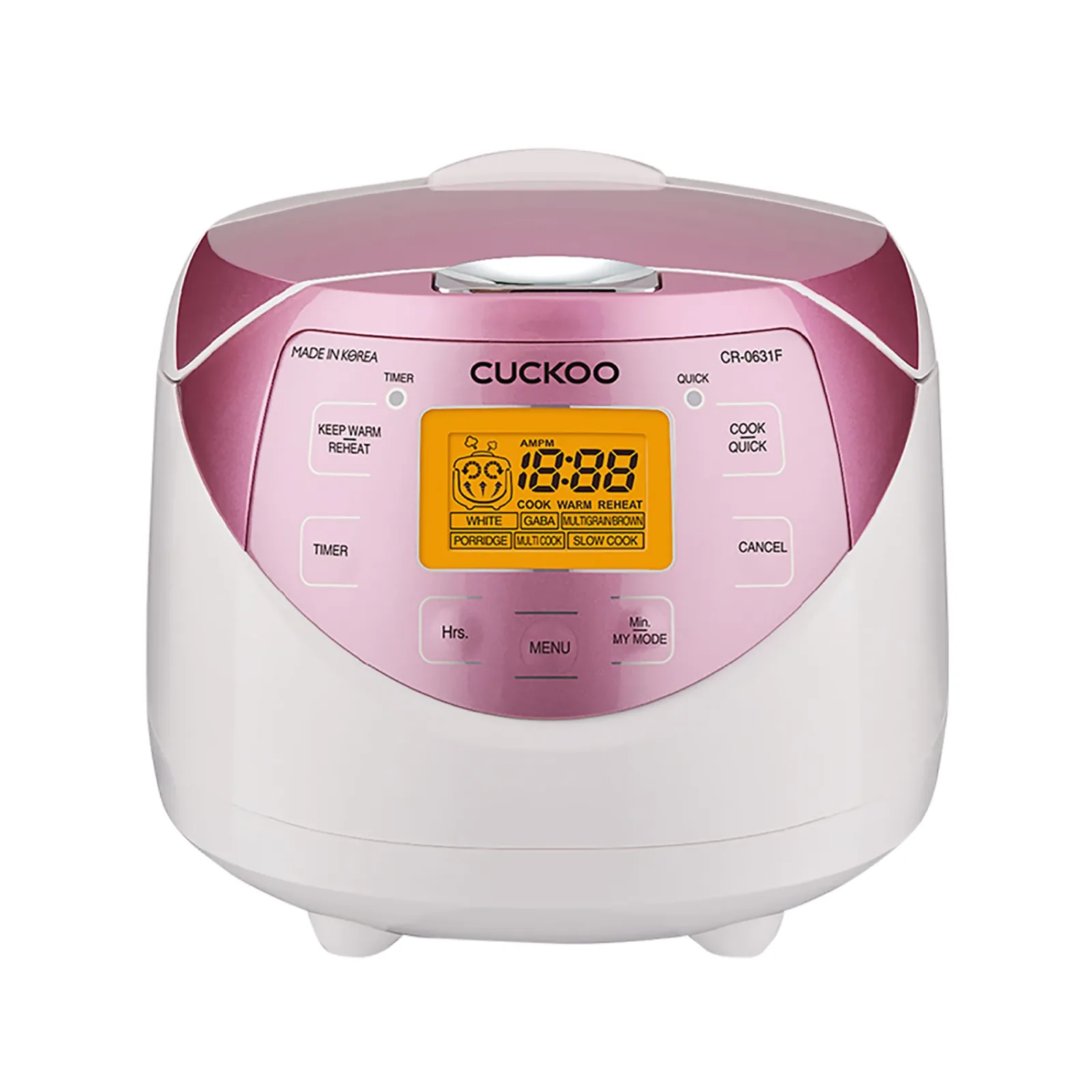 CUCKOO CR-0631F Micom Rice Cooker White/Pink